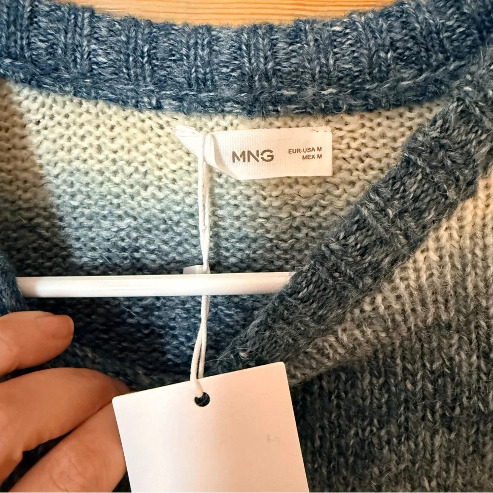 NWT Mango Striped Sweater Dress – Size M - Picture 10 of 11